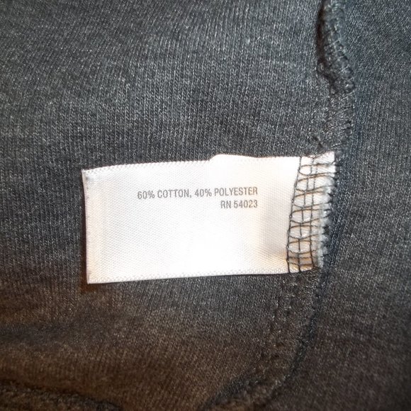 Old Navy Mens Shirt Size Large Long Sleeve Pouch Pocket Button Casual Gray - Picture 6 of 7